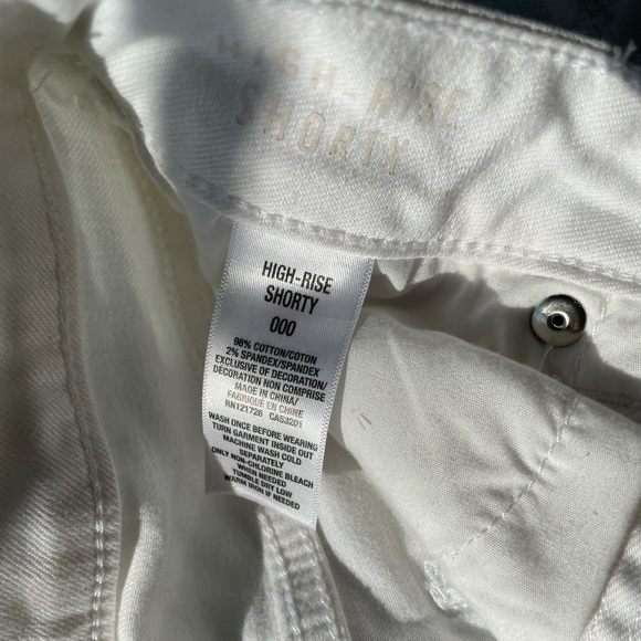 White Aeropostale Distressed Shorts - Picture 3 of 3